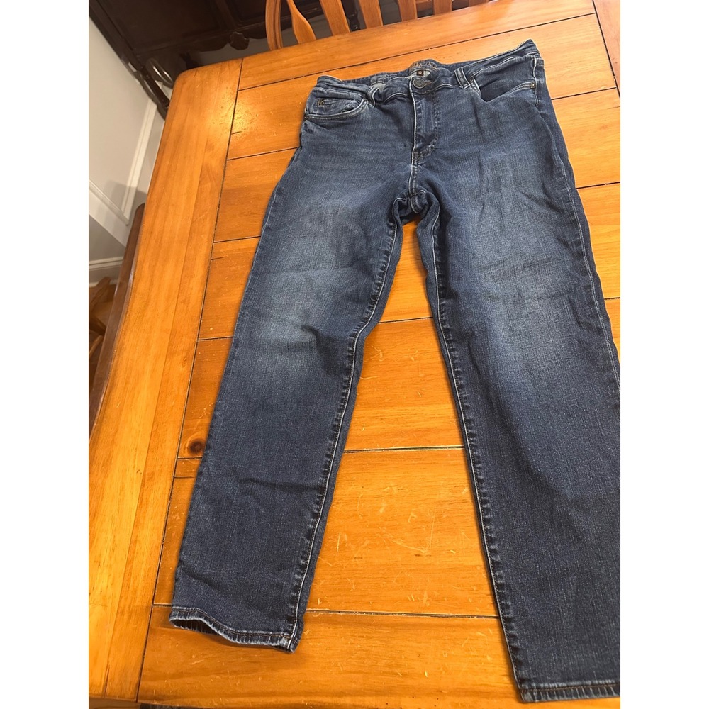 Kut from the Kloth Womens Dark Wash Straight Leg Stretch Denim Jeans Size 10